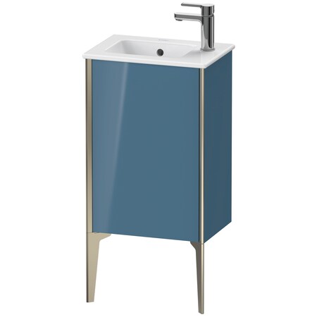 Duravit Xviu Floor Standing Vanity Unit Stone Blue High Gloss XV4480RB147